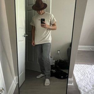 Express Rocco Slim Fit Jeans worn by Matt